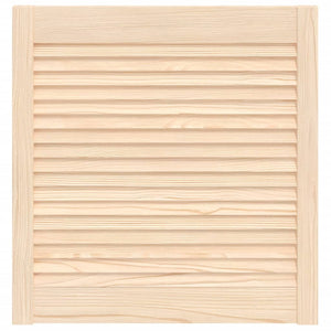 Schranktür Lamellen-Design 61,5x59,4 cm Massivholz Kiefer