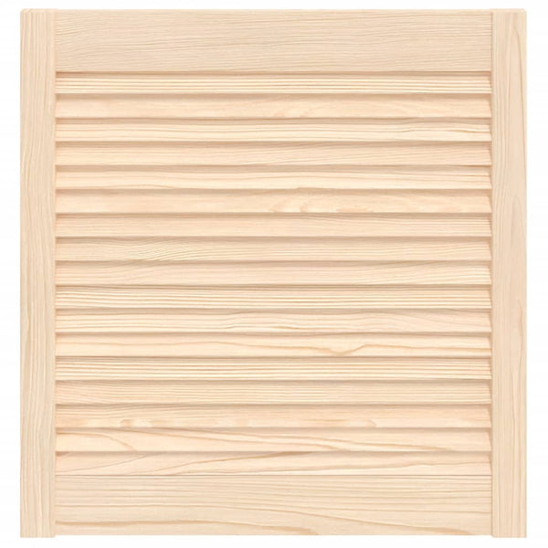 Schranktür Lamellen-Design 61,5x59,4 cm Massivholz Kiefer