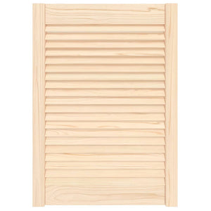 Schranktür Lamellen-Design 69x49,4 cm Massivholz Kiefer