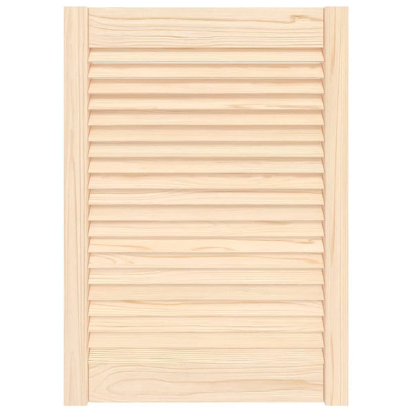 Schranktür Lamellen-Design 69x49,4 cm Massivholz Kiefer