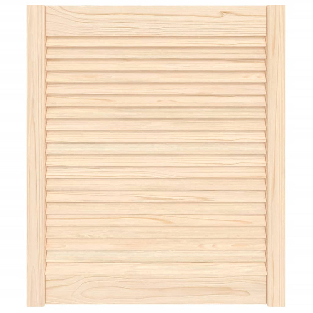 Schranktür Lamellen-Design 69x59,4 cm Massivholz Kiefer