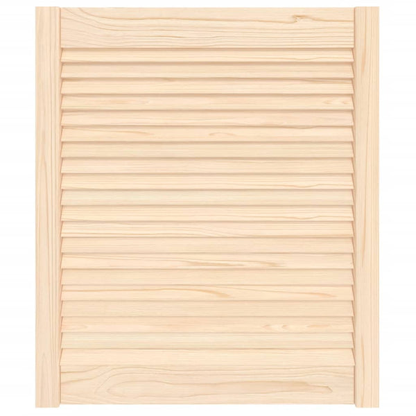 Schranktür Lamellen-Design 69x59,4 cm Massivholz Kiefer