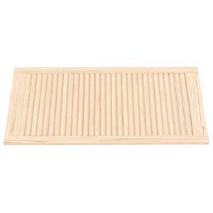 Schranktüren Lamellen-Design 4 Stk. 99,3x49,4 cm Massivholz
