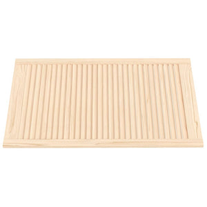 Schranktüren Lamellen-Design 2 Stk. 99,3x59,4 cm Massivholz
