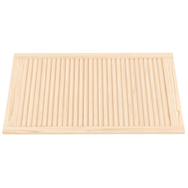 Schranktüren Lamellen-Design 2 Stk. 99,3x59,4 cm Massivholz