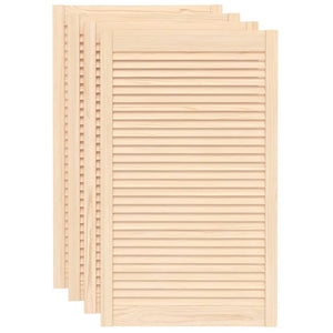 Schranktüren Lamellen-Design 4 Stk. 99,3x59,4 cm Massivholz