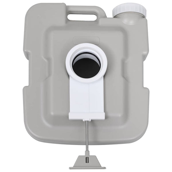 Tragbare Campingtoilette mit Zelt 10+10 L