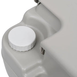 Tragbare Campingtoilette mit Zelt 10+10 L