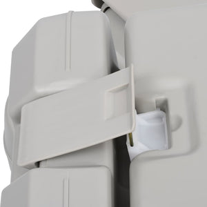 Tragbare Campingtoilette mit Zelt 10+10 L