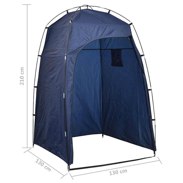 Tragbare Campingtoilette mit Zelt 10+10 L