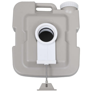 Tragbare Campingtoilette mit Zelt 10+10 L