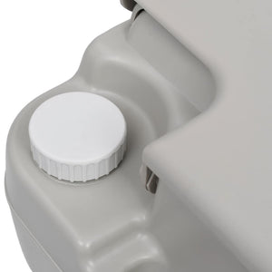Tragbare Campingtoilette mit Zelt 10+10 L