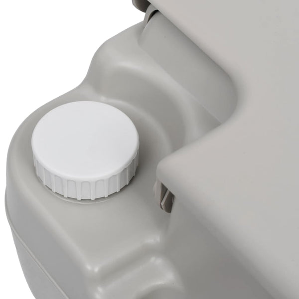 Tragbare Campingtoilette mit Zelt 10+10 L