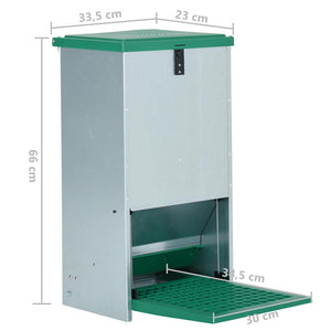 Geflügel-Futterautomat Feedomatic mit Pedal 20 kg