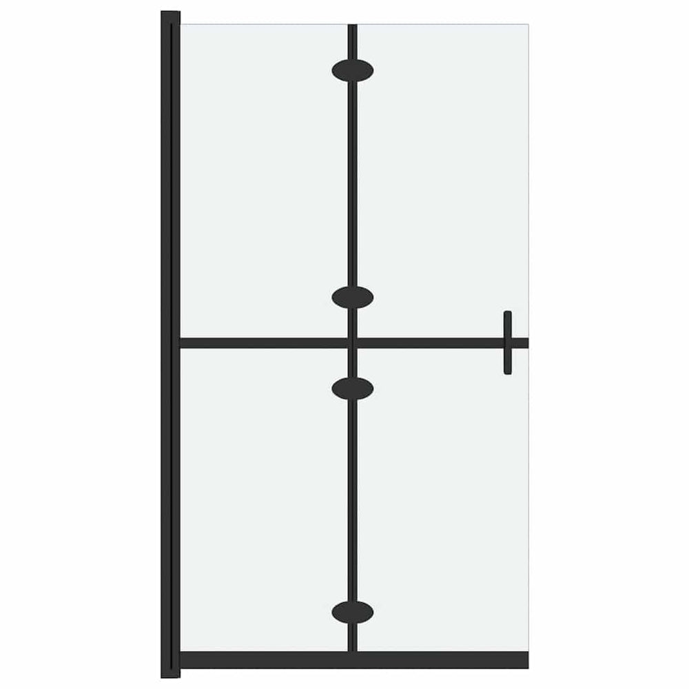 vidaXL Paroi de douche pliante en verre trempé dépoli 70x190 cm