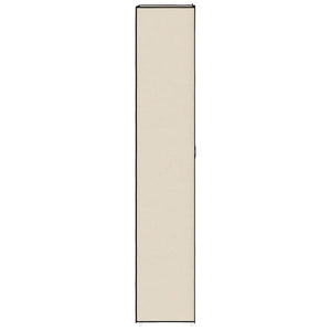 vidaXL Armoire à chaussures en tissu crème 60x30x166 cm