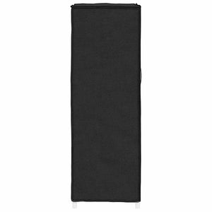 Schuhschrank Schwarz Stoff 60x28x90cm