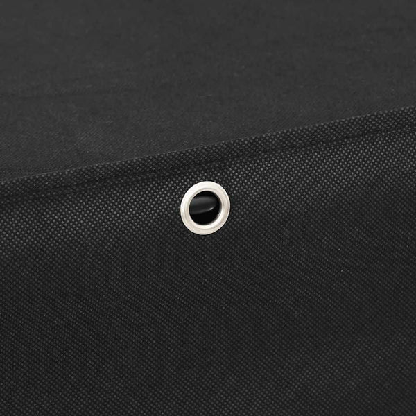 Schuhschrank Schwarz Stoff 60x28x90cm