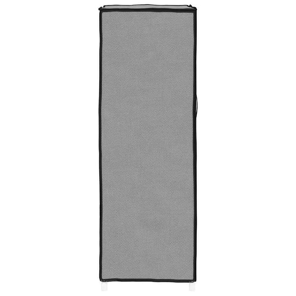 Grauer Schuhschrank Stoff 60x28x90 cm