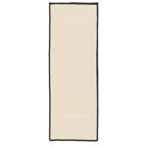 Schuhschrank Creme Stoff 60x28x90cm