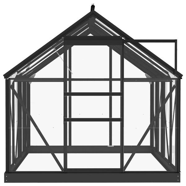 Ersatzgestell für Gewächshaus Anthrazit 155x200,5x191cm Aluminium