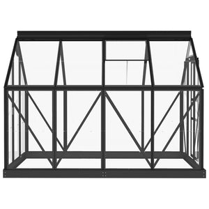 Ersatzgestell für Gewächshaus Anthrazit 155x200,5x191cm Aluminium