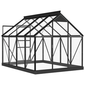 Ersatzgestell für Gewächshaus Anthrazit 155x200,5x191cm Aluminium