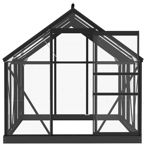 Ersatzgestell für Gewächshaus Anthrazit 155x200,5x191cm Aluminium
