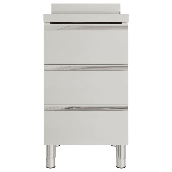 Gewerbe-Küchenschrank mit 3 Schubladen 50x60x96 cm