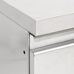 Gewerbe-Küchenschrank mit 3 Schubladen 50x60x96 cm