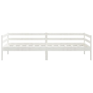 Tagesbett Kiefer Massivholz 90x200 cm Weiß