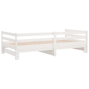 Ausziehbares Tagesbett Kiefer Massivholz 90x200 cm