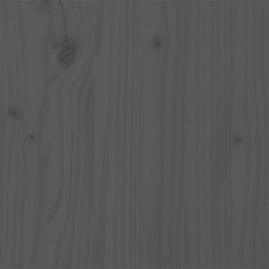 Ausziehbares Tagesbett Grau 90x200 cm