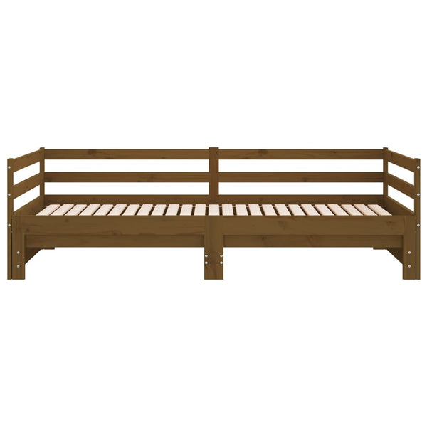 Ausziehbares Tagesbett Kiefer 2x(90x200) cm Honigbraun