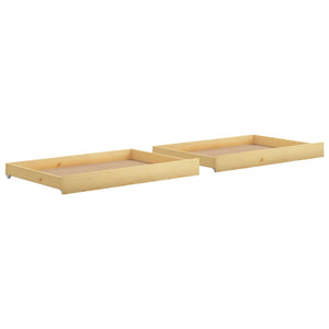 Tagesbett Schubladen Kiefer Massivholz 2er-Set