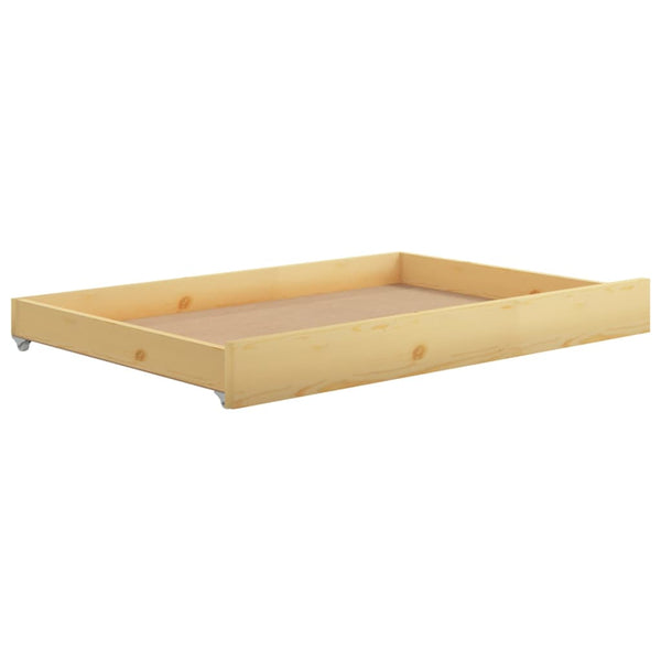 Tagesbett Schubladen Kiefer Massivholz 2er-Set