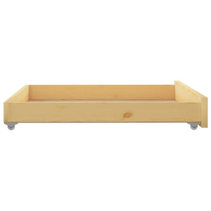 Tagesbett Schubladen Kiefer Massivholz 2er-Set