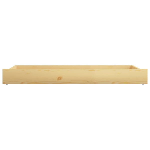 Tagesbett Schubladen Kiefer Massivholz 2er-Set