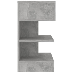 Betongrauer Nachttisch 40x35x65 cm