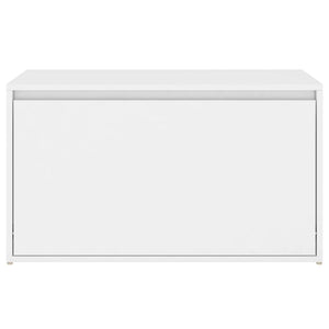 Weiße Flurbank mit Schublade, 80 cm