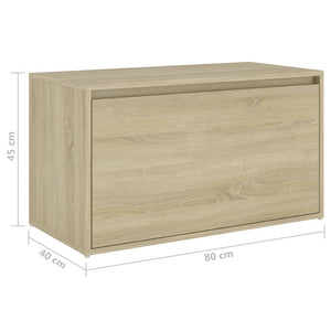 Flurbank Sonoma-Eiche 80x40x45 cm