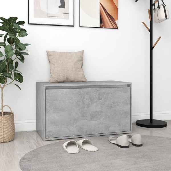 Flurbank Betongrau 80x40x45 cm