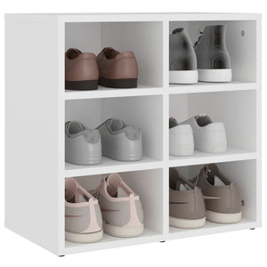 Weißes Schuhregal 52,5x30x50 cm