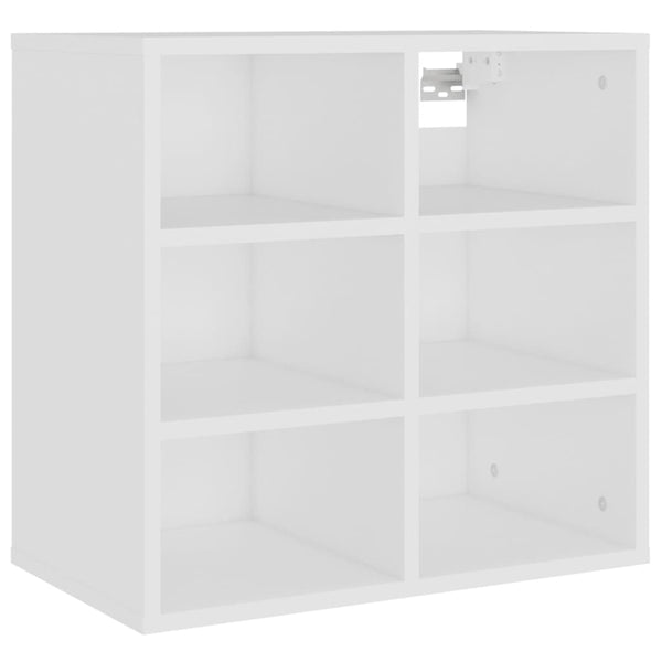 Schuhregale Weiß, 2er Set