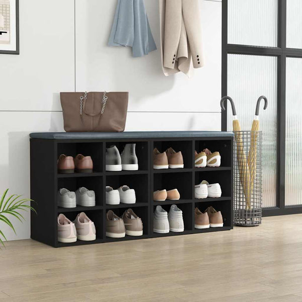 Schuhregal Schwarz, 2er Set