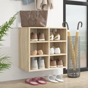 Schuhregal Sonoma Eiche 52,5x30x50 cm