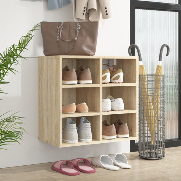 Schuhregal Sonoma Eiche 52,5x30x50 cm