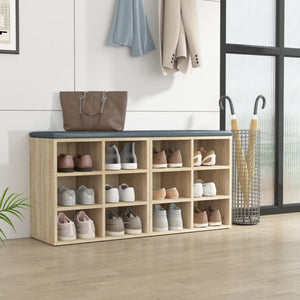 Schuhregale 2er Set Sonoma Eiche