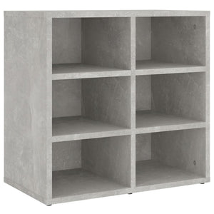 Schuhregal Betongrau 52,5x30x50 cm