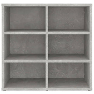 Schuhregal Betongrau 52,5x30x50 cm